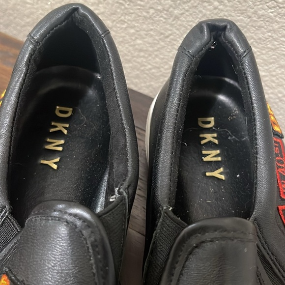DKNY Limited Edition Braylee Black Leather
1989 Patchwork Academy Sneakers Sz 7 - Picture 3 of 12